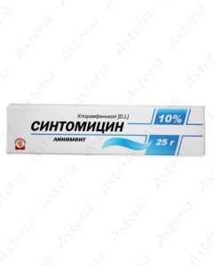 Synthomycin liniment 10%- 25g