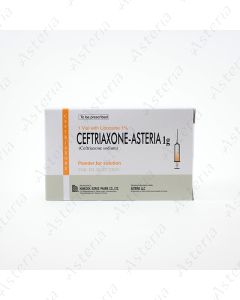 Ceftriaxone-Asteria Inj. 1g N1