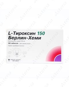 L-Tyroxine tablets 150 mcg N100
