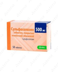 Sulfasalazine coated tablets 500mg N50