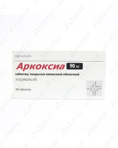 Arcoxia tablets 90mg N28