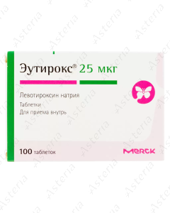 Euthyrox tablets 25mg N100