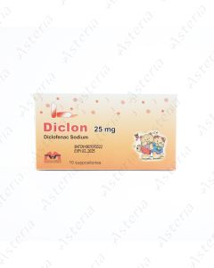 Diclon suppositories 25mg N10