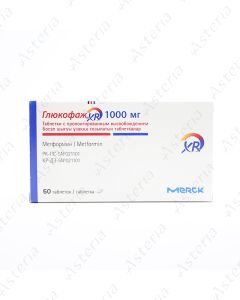 Glucofage XR tab. 1000mg N60