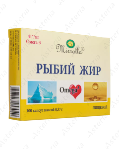 Fish oil weight 370mg N100