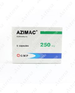 Azimac capsules 250 mg N6