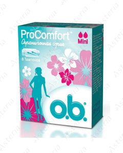 O.B Hygienic Tampon ProComfort Mini N8