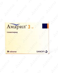 Amaryl tablets 3mg N30