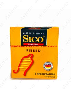 Condom Sico N3 ribbed