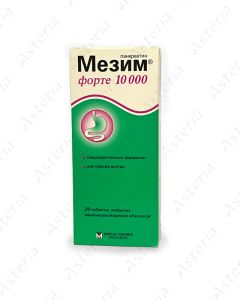 Mezym forte 10000 coated tablets N20