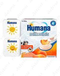 Humana milk dessert peach from 8 months N4