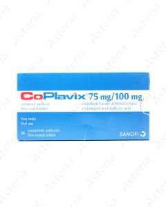Co Plavix coated tablets 75mg/100mg N30