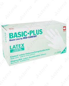 Glove L nonsterile latex white without talcum powder N100 01039