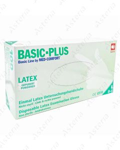 Glove L nonsterile Latex white with talcum N100 01012