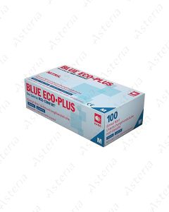 Gloves L nonsterile nitrile blue without talc N100 01198