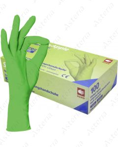 Gloves L nonsterile nitrile green apples / apple green / without talc N100 01187