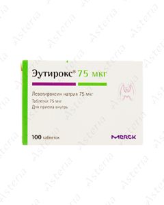 Euthyrox tablets 75mg N100