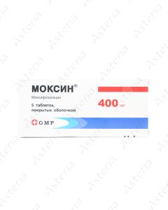 Moxin tablets 400mg N5