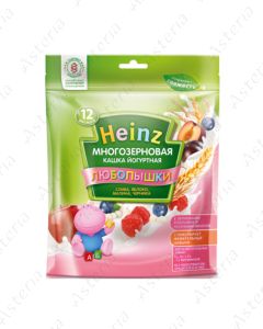 Heinz milk porridge I`m big multigrain yogurt plum apple raspberry blueberry 200g