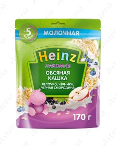 Heinz porridge milk delicacy oats apple blueberry black currant 170g