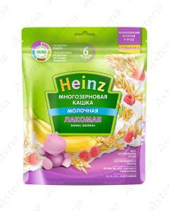 Heinz porridge milk lakomka multigrain banana raspberry 170g