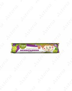 Ascorbic acid chewable tablets, Grape 25mg N10