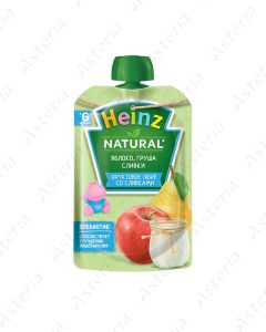 Heinz puree pouch apple pear cream 90g