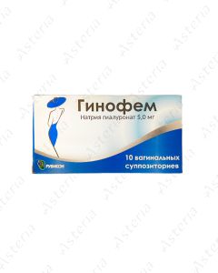 Ginofem suppository vaginal 5,0 mg N10