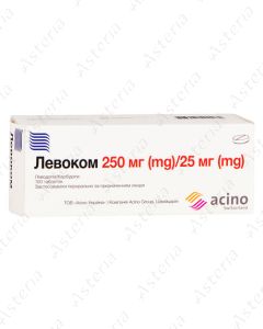 Levocom tablets 250mg/25mg N100