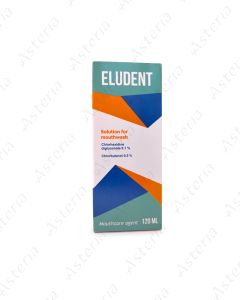 Eludent solution for mouth rinse 120 ml