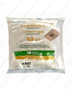 Streptocid powder 0.3g N10