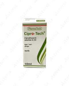 Cipro Tech Eye Drops 0.3% 10ml