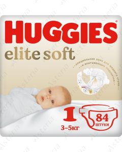 Huggies Elite soft N1 diper 3-5kg N84
