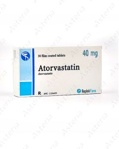 Atorvastatin tablets 40mg N30
