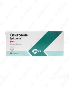 Spitomin tablets 10mg N60