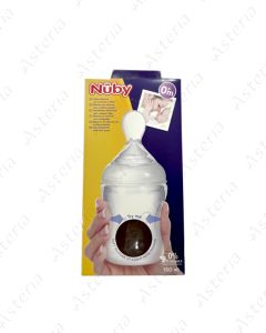 Nuby silicone bottle with spoon Try me 0M+150ml