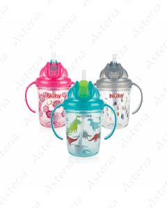 Nuby cup with stick handle 12M+ 240ml
