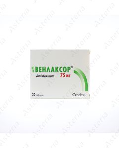 Venlaxor tablets 75mg N30