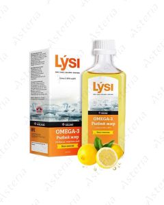Lisi Omega 3 fish oil with lemon flavor 240 ml