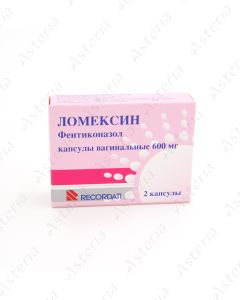 Lomexin vaginal capsules 600mg N2