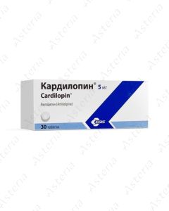 Cardilopin tablets 5mg N30
