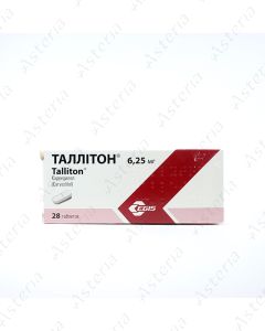 Talliton tablets 6,25mg N28