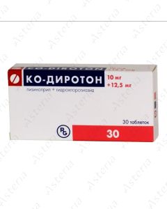 Co Dirotone tablets 10 mg/12.5mg N30