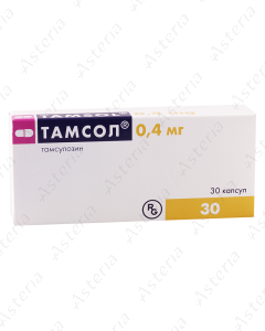 Tamsol capsules 0.4mg N30