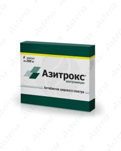 Azitrox capsules 250mg N6