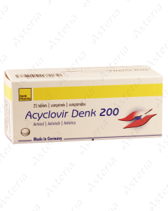 Acyclovir Denk tablets 200mg N25