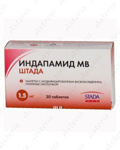 Indapamid MR tablets 1.5 mg N30
