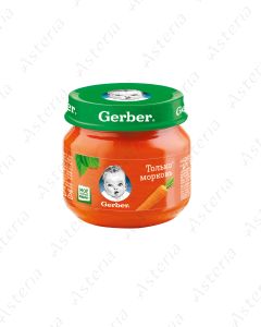 Gerber mashed carrots 80g