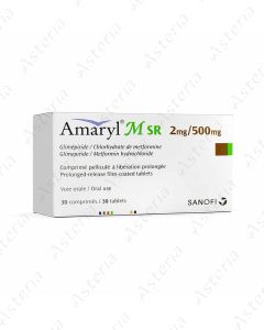 Amaryl MSR tab 2mg / 500mg N30