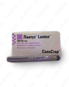 Lantus subcutaneously 100ME/ml 3ml N1